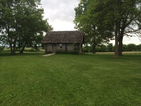 The rebuilt Little House in the Big Woods (the Big Woods cleared a long time ago), outside of Pepin, WI. (Katherine Hart, 2014)