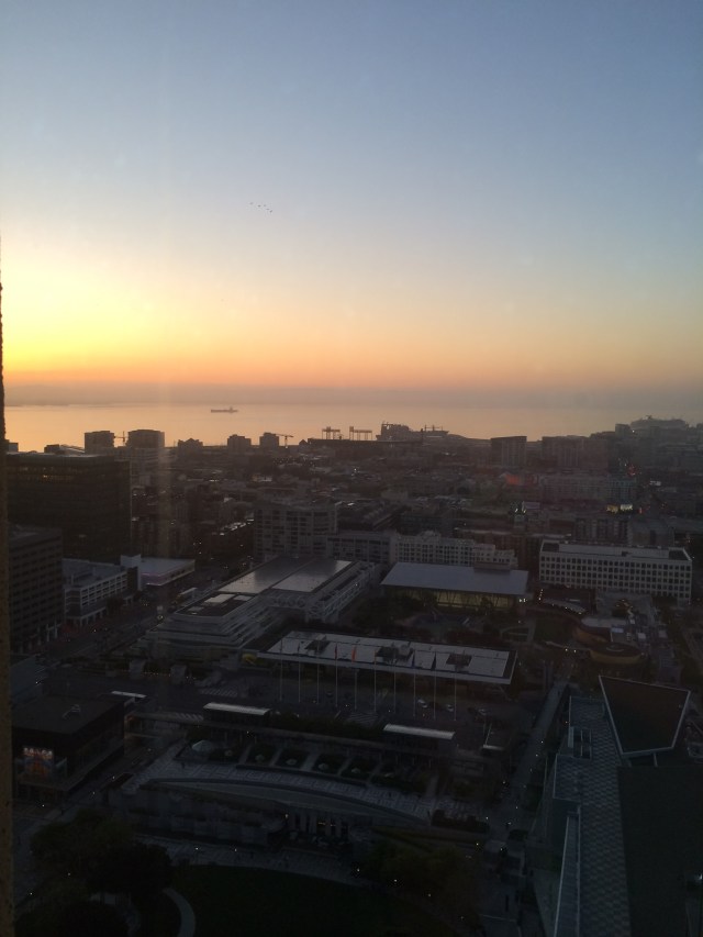 Good morning, SFO! View from our hotel room. (Katherine Hart, 2015)