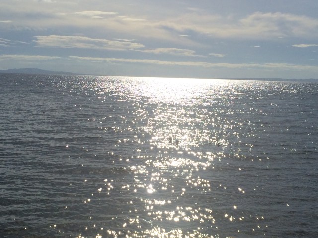 View from the beach outside of Baybay (Katherine Hart, 2015)