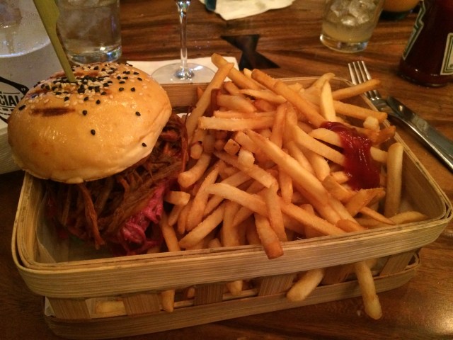 Final meal in the Philippines - not typical, but very tasty (Katherine Hart, 2015)